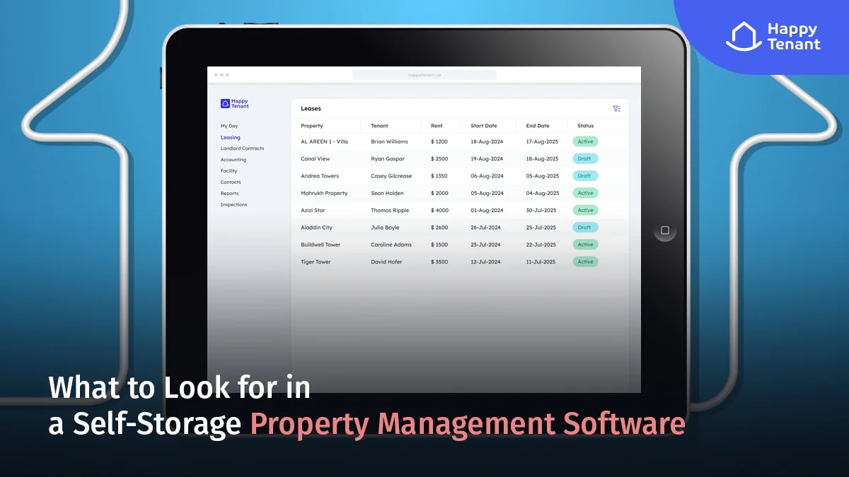 What to Look for in a Self-Storage Property Management Software