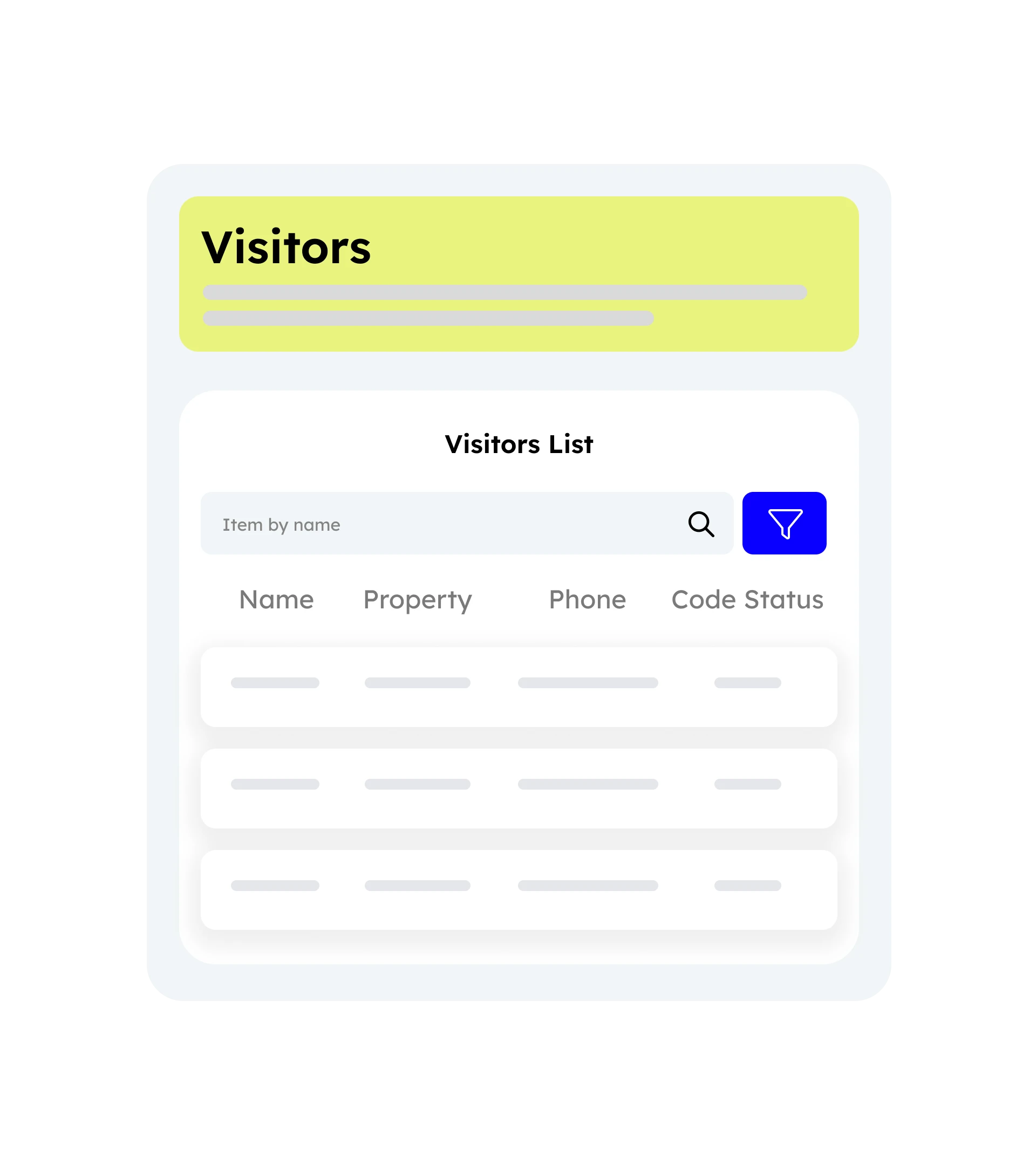 Visitor Logs